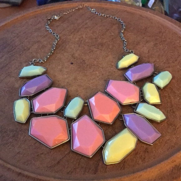 Mark by Avon cool pastel statement piece. 12 inch length 7 inch wide - Picture 2 of 6